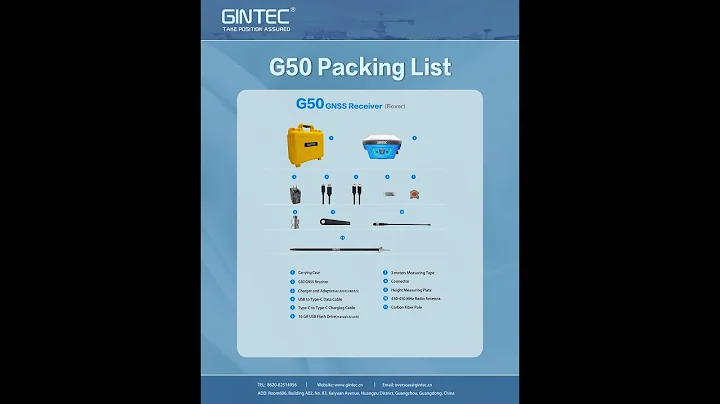 UNBOXING of G50 Laser RTK