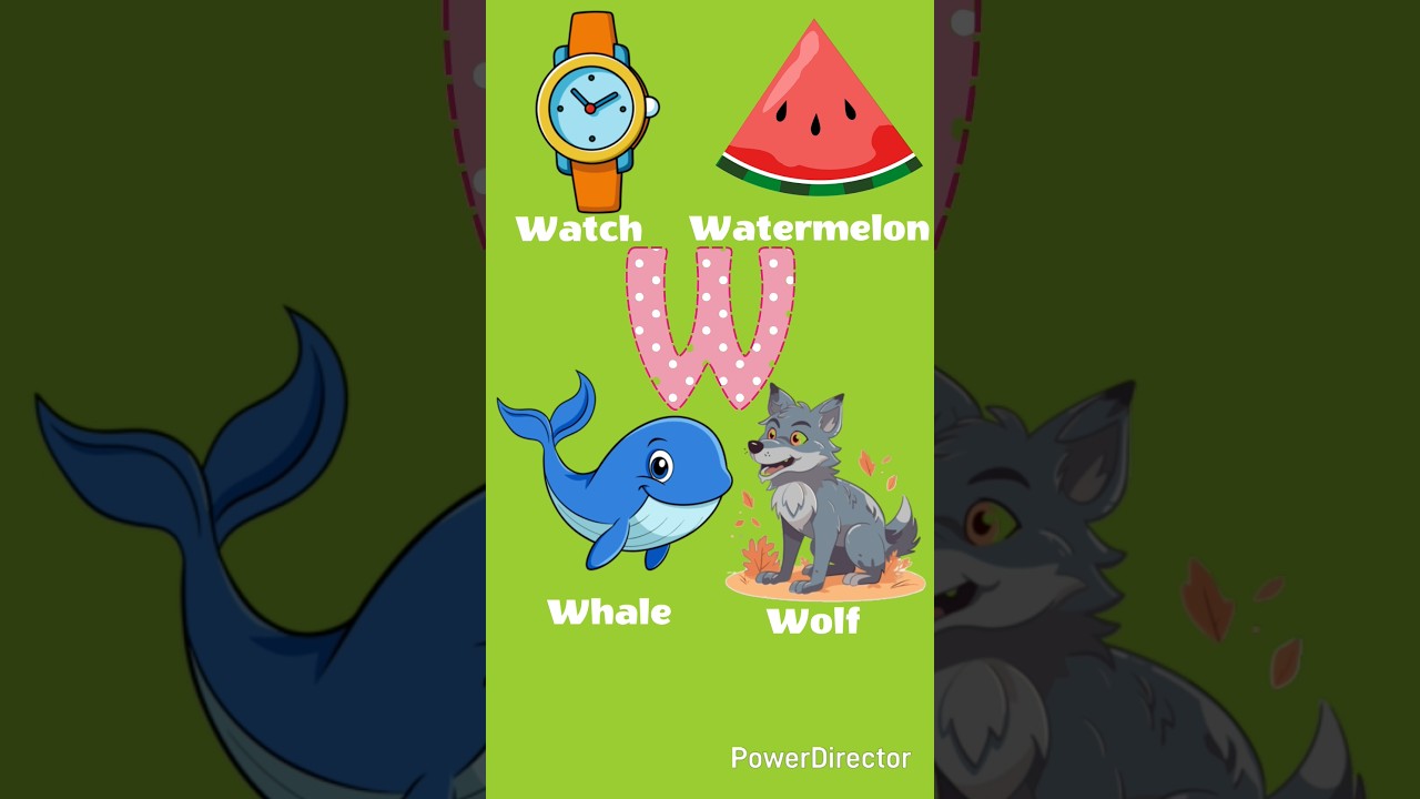 W for Watch ⌚ | Серия «Алфавит» | Песня «Азбука» для детей