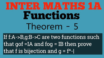 maths 1A functions theorem 5