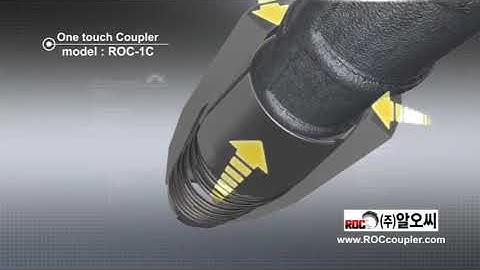 Rebar One-touch Coupler Model : ROC-A2 3D animation