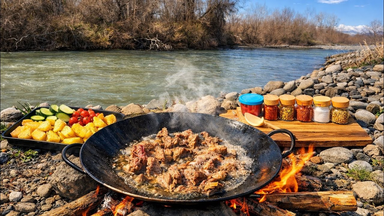 Fire, Nature and Incredible Flavor! You’ve Never Seen Pan Cooking Like This