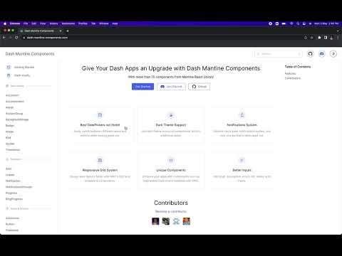 Dash Mantine Components | Dark Theme | Notifications in Dash | Plotly Dash