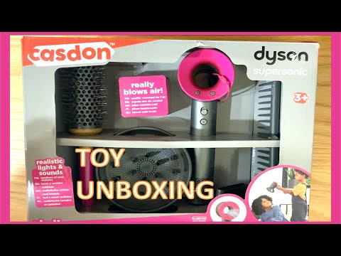  Casdon 73252 Dyson Supersonic Styling Set, Interactive Toy  Hairdryer for Children Aged 3 Years & Up