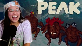 you can eat your friends in PEAK! 🍗