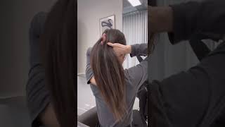 Bun hair with French U pin