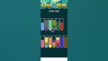 water sort puzzle - level 3431