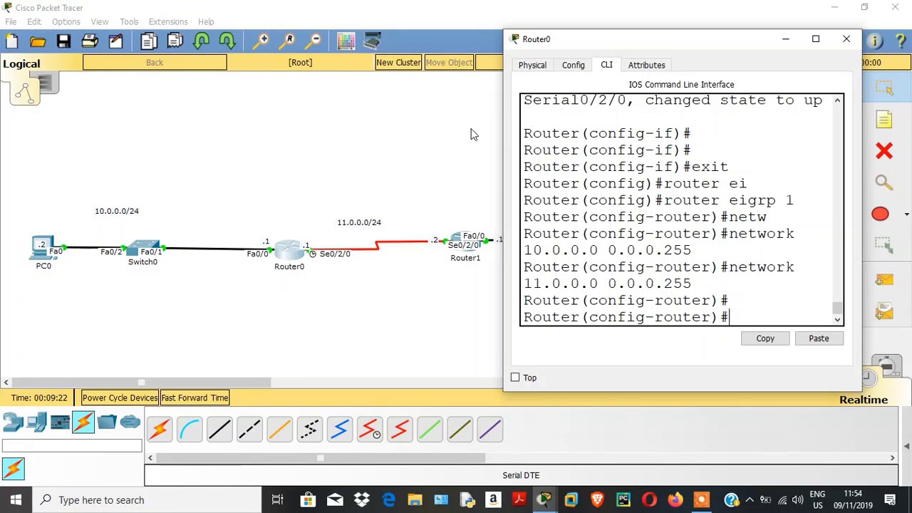 eigrp configuration for ipv4 - YouTube