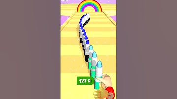 Lipstick! 💋💄 Stack Run Game #shorts #games #gaming #gameplay #uffgameplay