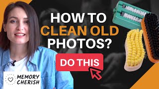 How To Clean Old Photos  EASILY Remove Dirt, Dust & Stains