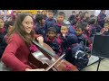 ポカラの学校で音楽会を開いたよ