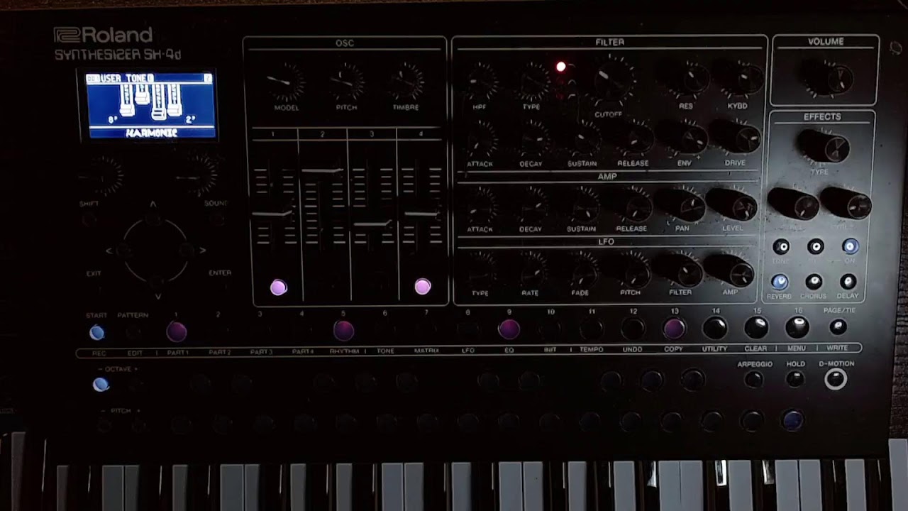 Roland SH-4d Synthesizer New Update Version 2.. 2nd try