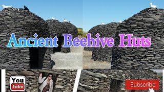 ANCIENT BEEHIVE HUTS IN KERRY, IRELAND