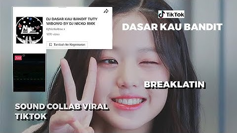 DJ DASAR KAU BANDIT - VIRAL TIKTOK || BREAKLATIN || DJ NICKO RMX