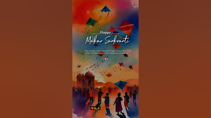 happy makar Sankranti ♥️🌺🌼💫 #status #whatsappstatus #love #makarsankranti #dosto