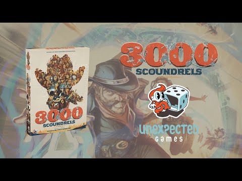 3000 Scoundrels Announcement (Asmodee & Unexpected Games)