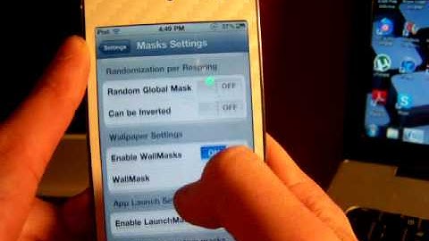 Masks iPod Touch, iPhone and iPad Tweak! (iOS 4.2.1)