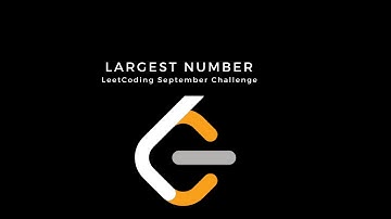 Largest Number | Leetcode 179 | September Challenge