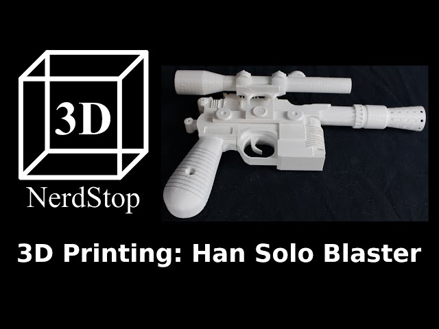 3D Printing: Han Solo Blaster -