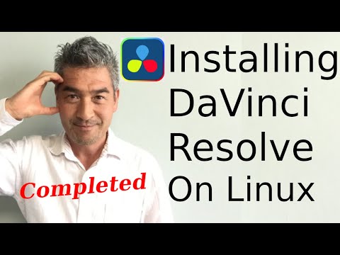 How to install DaVinci Resolve on Linux English version