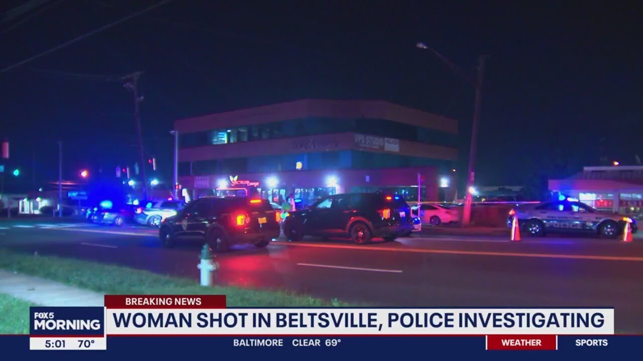 Woman shot in Beltsville; police searching for suspects YouTube