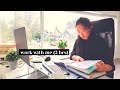 Work from home with me 3 HRS Pomodoro | no music | typing ASMR | paper shuffling ASMR | with timer