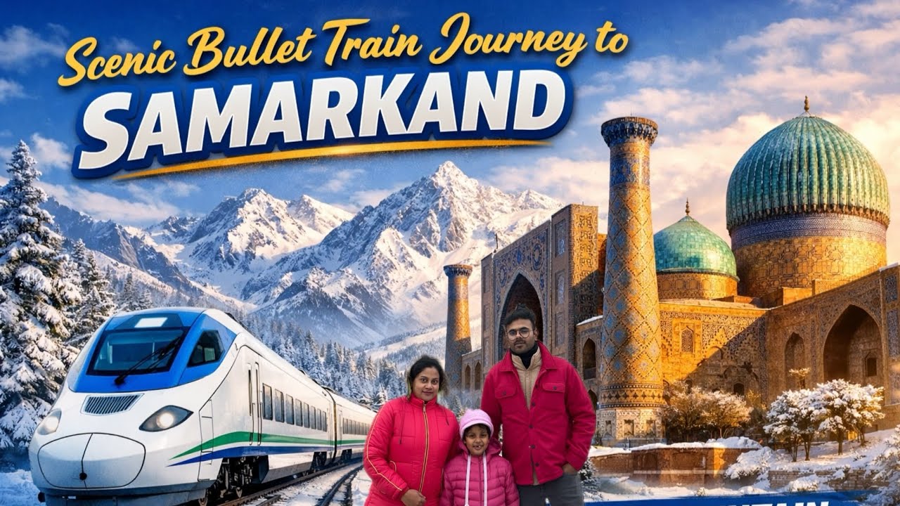 Tashkent to Samarkand Scenic Bullet Train Journey through Silk Road 🇺🇿 