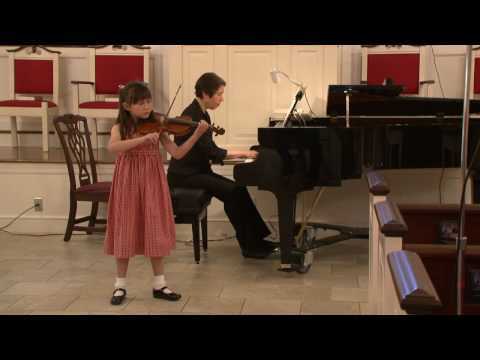 Maya Ridenour Performs Gavotte in D Major by Bach