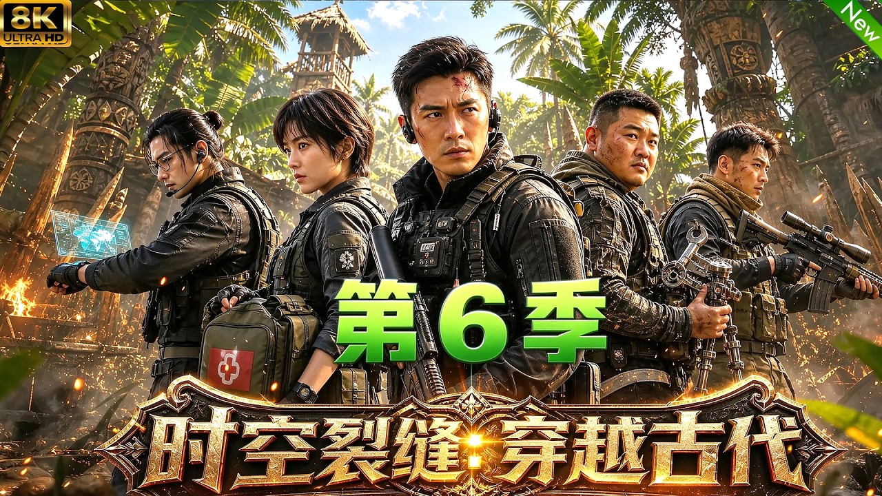 第6季抢先看！📢特殊小队意外坠入时空隧道，穿越到了古代，直接上演现代和古代的文化冲突！ #aivideo #穿越 — Transcript