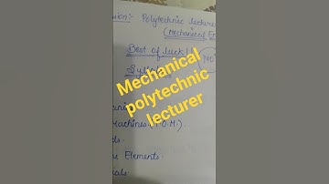Mechanical polytechnic lecturer syllabus #viral #trending #youtubeshorts #study #studymotivation