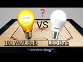 100 watt bulb vs led bulb in carrom