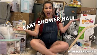 Baby Shower Gift Haul  Registry Ideas + Nuna Pipa Rx Unboxing