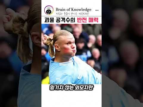 괴물 공격수의 반전 매력               #shorts #홀란드 #엘링홀란드 #축구 #홍명보 #손흥민 # 월드컵 thumbnail