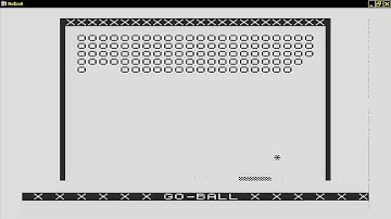 Go Ball GO BALL BREAKOUT CLONE ARKANOID F Hunold SINCLAIR ZX80 ZX 80 ZX81 ZX 81 Science of Cambridge