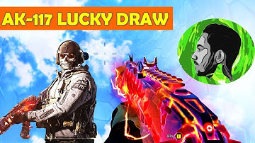 LEGENDARY AK-117 LUCKY DRAW OPENING WITH GHOST VOICE AND GAMEPLAY IN COD MOBILE - CRAZY  ENDING