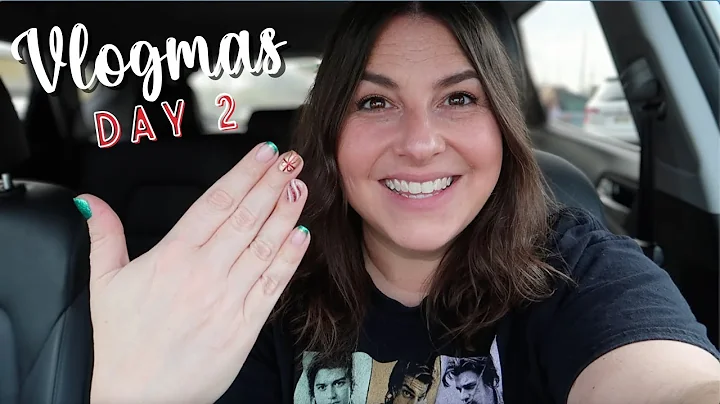 VLOGMAS 2025 Day 2: New Christmas Nails and Sleepy Cozy Pups!