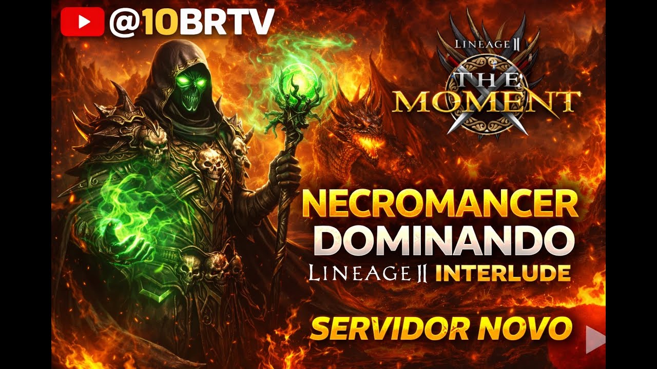 THE MOMENT | SERVIDOR NOVO ABRIU! COMEÇANDO DE NECROMANCER | Lineage 2 Interlude x20