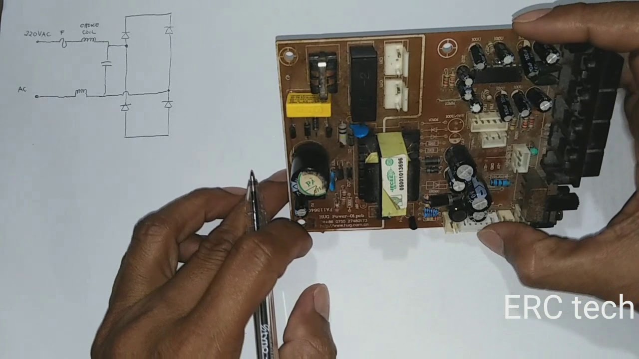 Part 1 drawn schematic diagram by circuit and components tracing - YouTube