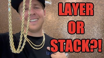 Best way to wear multiple chains?!