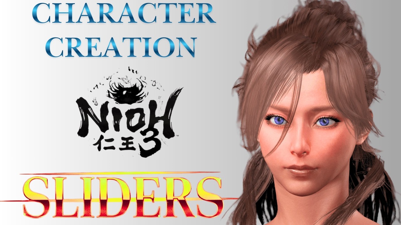 NIOH 3 | Beautiful Female Character Creation (4K) - Sliders