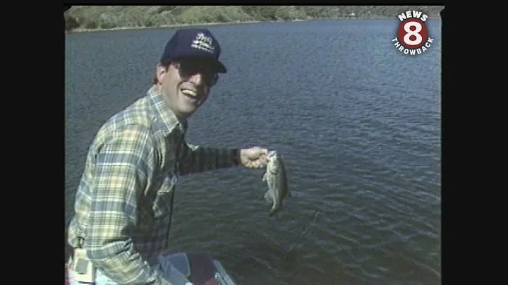 Bass fishing at Lake Hodges in San Diego County 1987