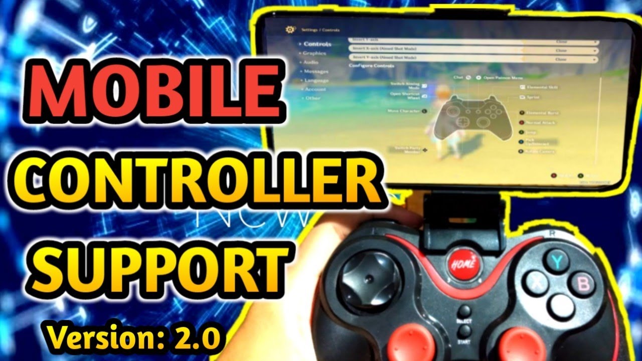 Play genshin impact mobile using controller (gamepad) Genshin Impact