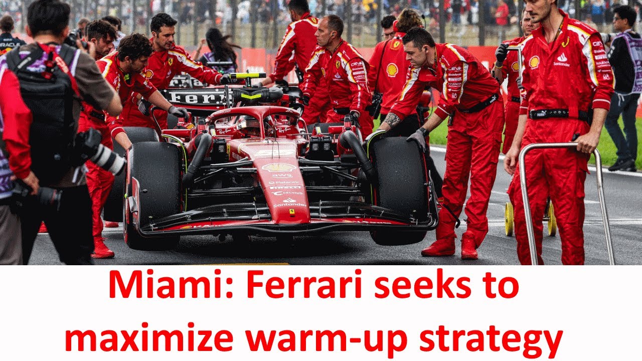 Ferrari studies new suspension setup to optimize SF-24 tire warm-up and find more grip | F1 Miami GP