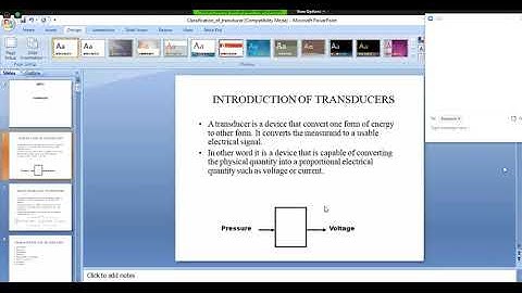 Sensor and transducer unit1 lecture 1