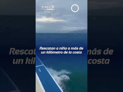 🛟🚤 Niña queda a la deriva frente a La Paz
