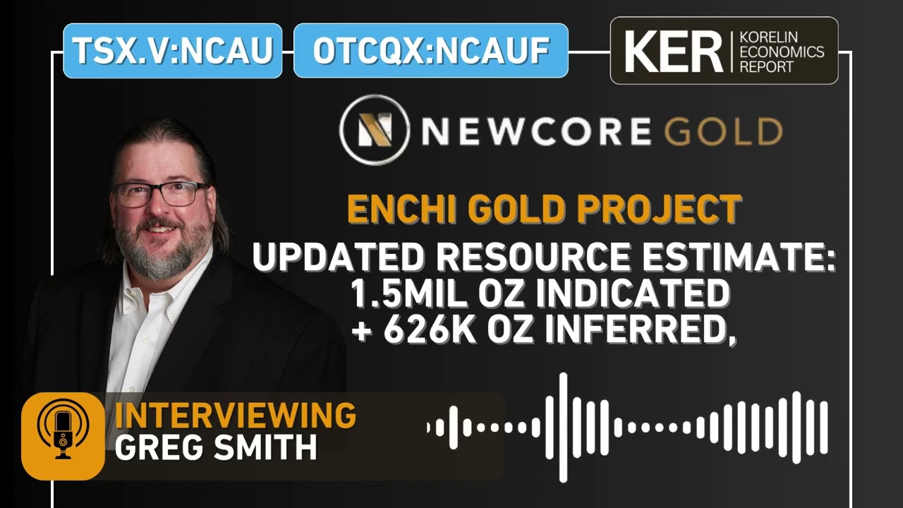Newcore Gold - Updated Resource Estimate: 1.5mil oz Indicated + 626k oz Inferred Gold