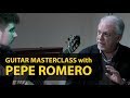 Masterclass with maestro Pepe Romero – Guitar Virtuosi 2019, Moscow