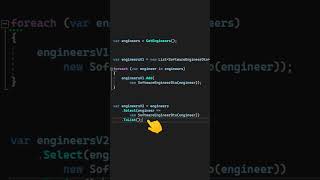 Mapping Lists: Iterative vs LINQ approaches #shorts