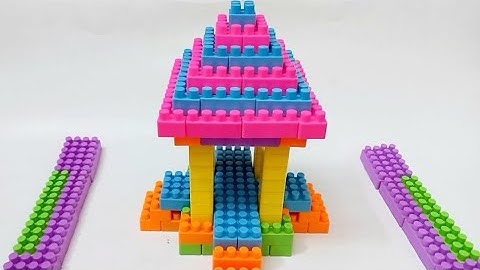 Satisfying DIY Lego Temple /ASMR Building Blocks / Lego Building Fun #buildingblocks#asmr#asmrsounds