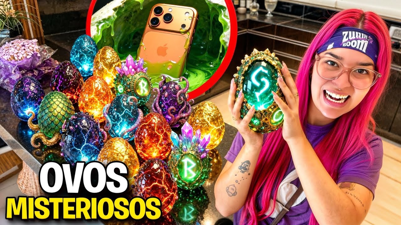 TESTAMOS TODOS OS 50 OVOS MISTERIOSOS muito nojento