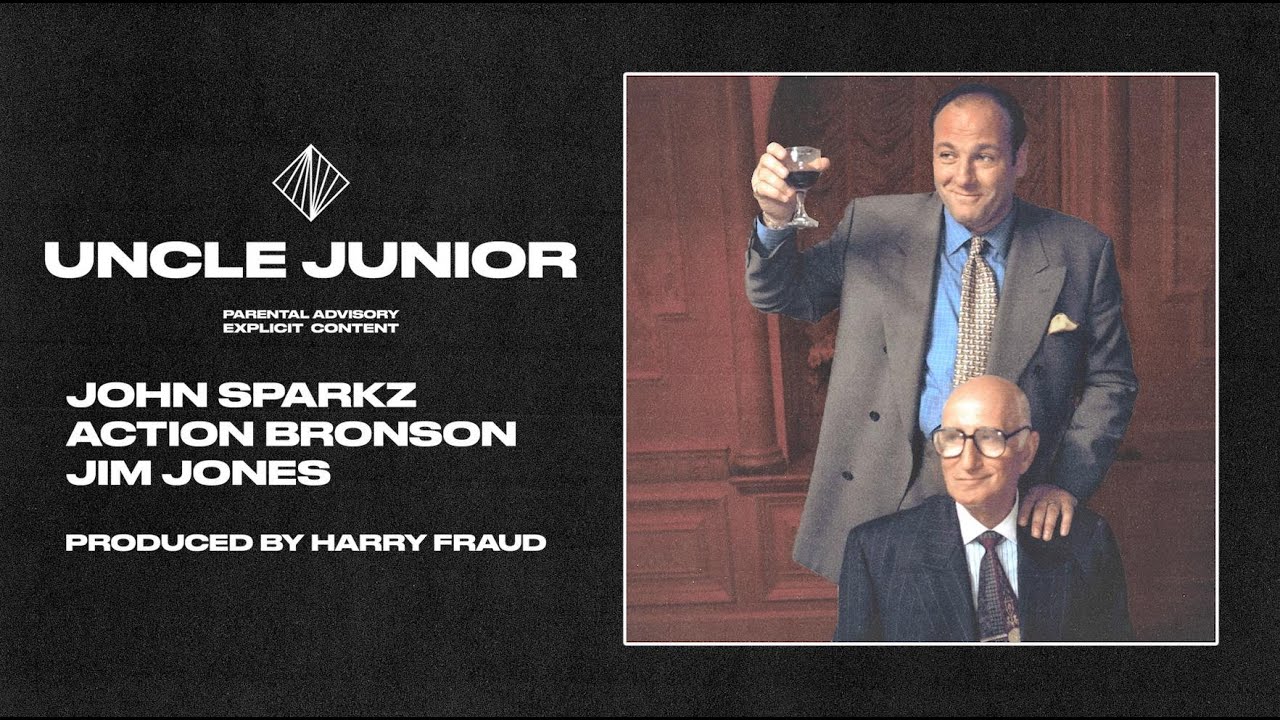在 YouTube 上观看 John Sparkz x Jim Jones x Action Bronson - Uncle Junior (Prod. Harry Fraud) (New Official Audio) 在 YouTube 上观看 John Sparkz x Jim Jones x Action Bronson - Uncle Junior (Prod. Harry Fraud) (New Official Audio)